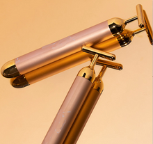 Load image into Gallery viewer, 24K Gold Electric Massager – Lift &amp; Glow
